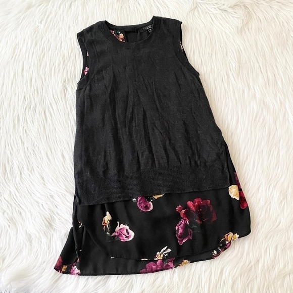 Thakoon Black Blouse with Floral - Picture 1 of 4